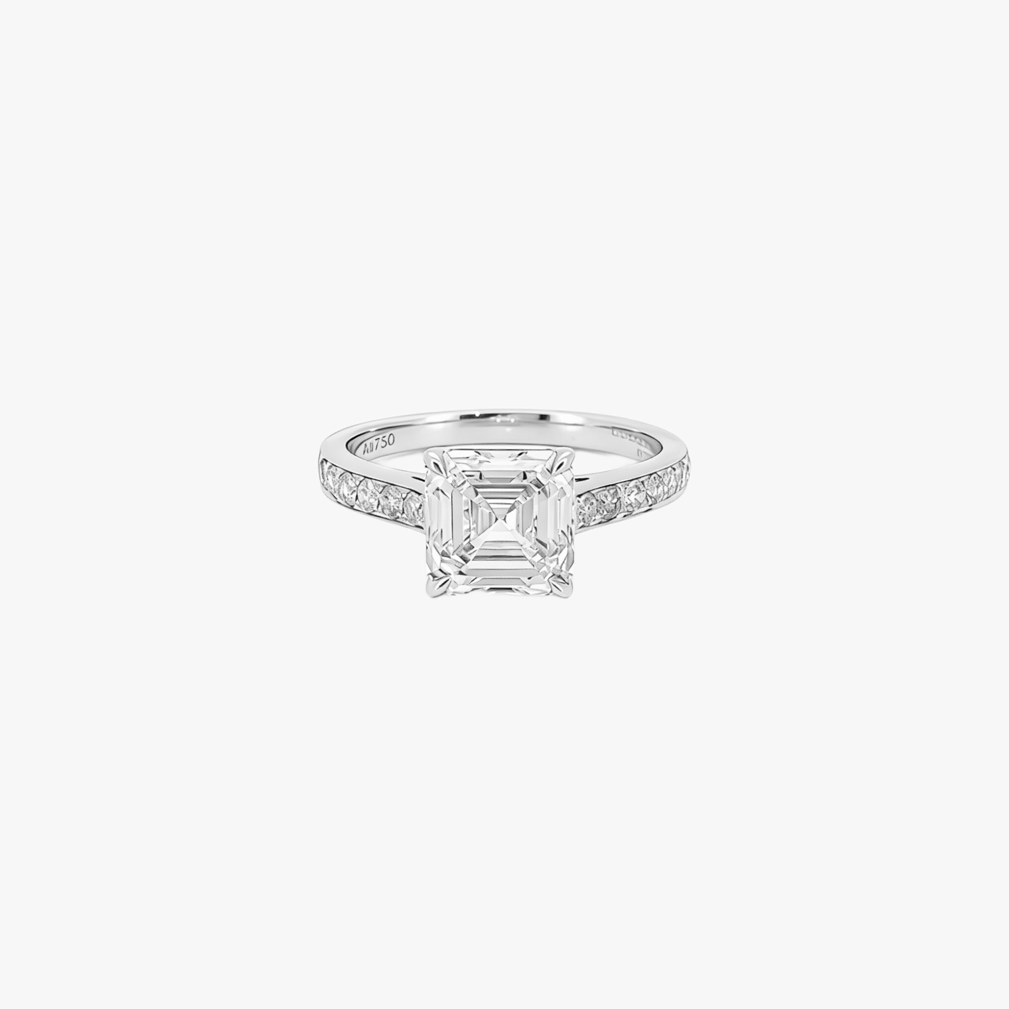 Asscher Cut Engagement Rings