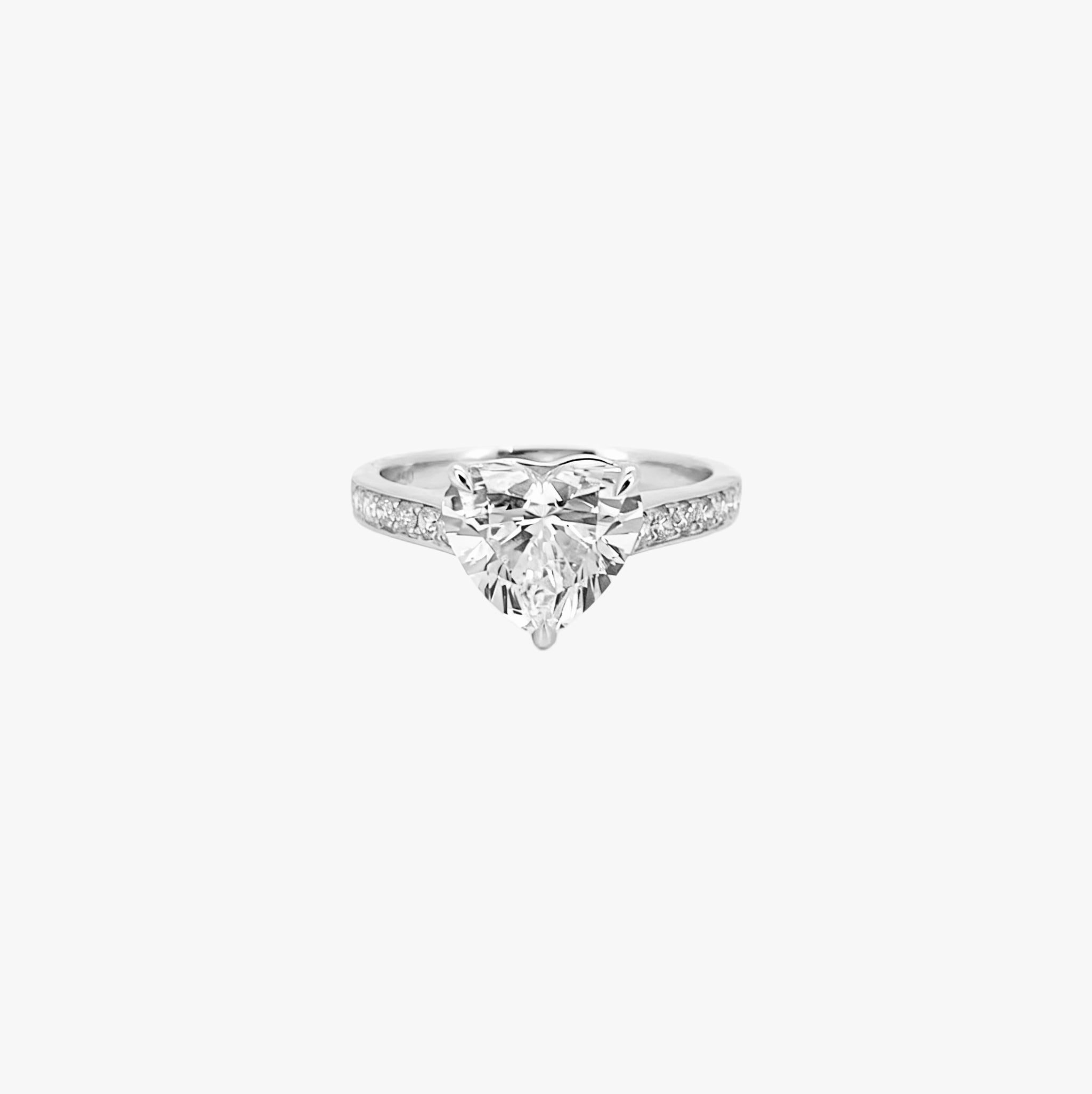 Heart Cut Engagement Rings