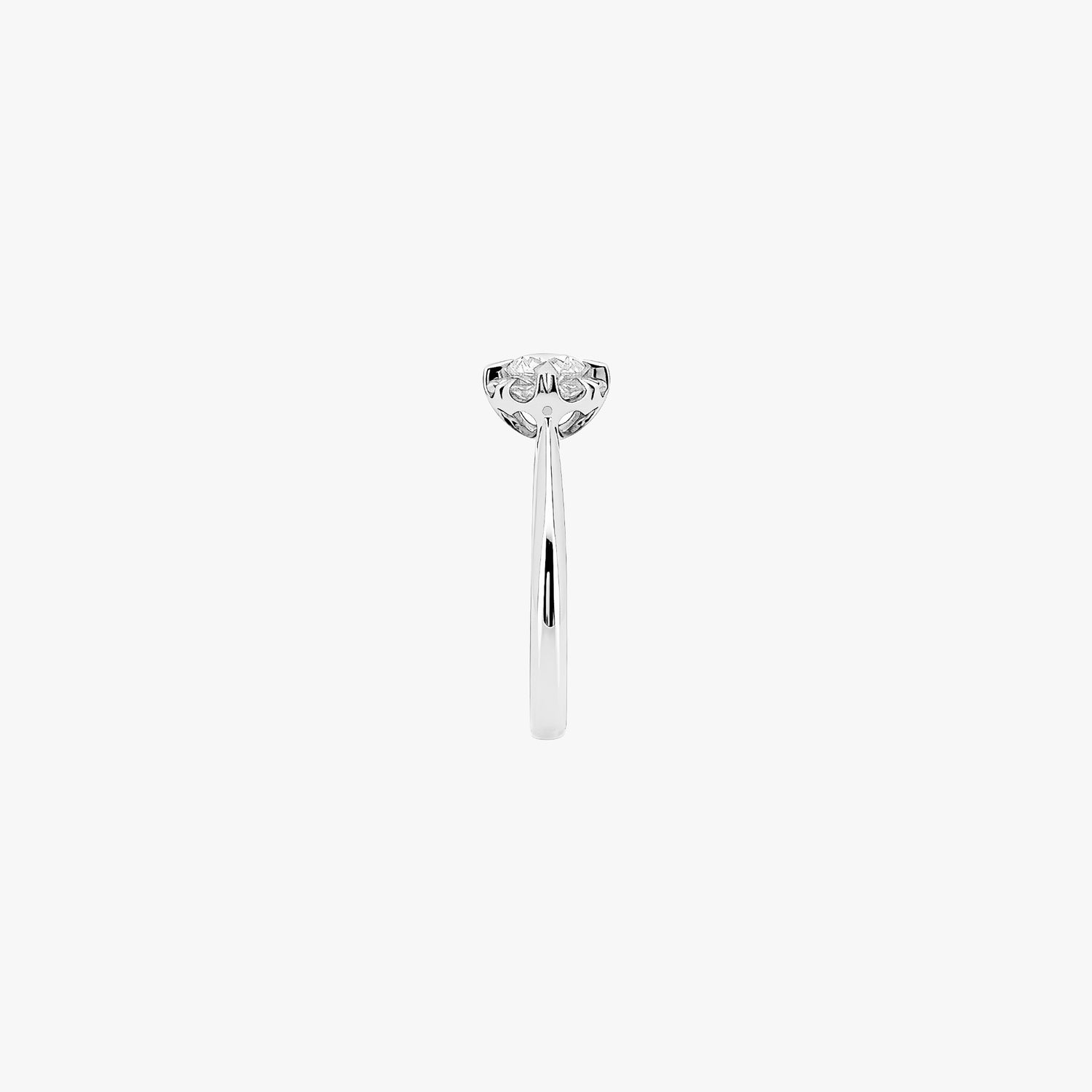 Opaline Lab Grown Diamond Star Halo Engagement Ring