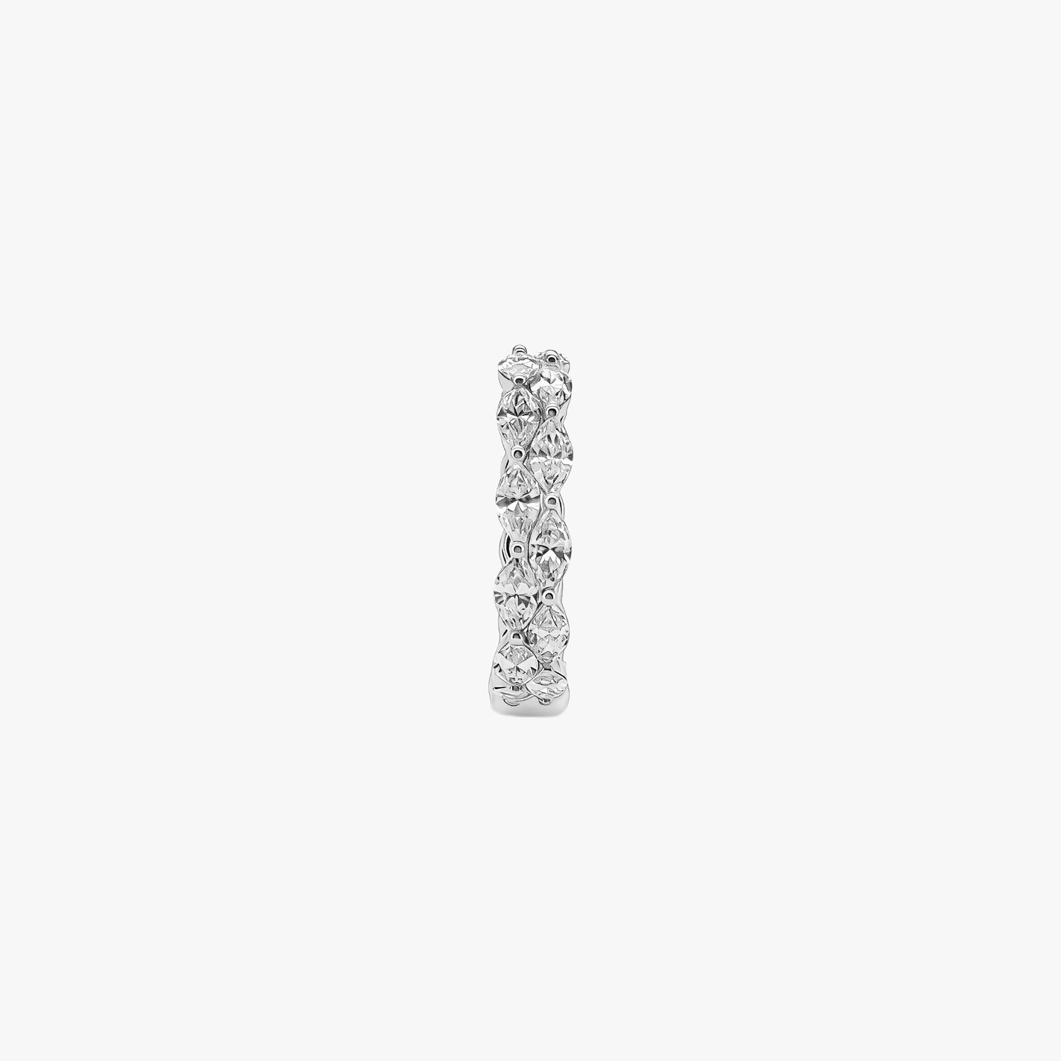Dual-Row Marquise Lab Grown Diamond Eternity Ring