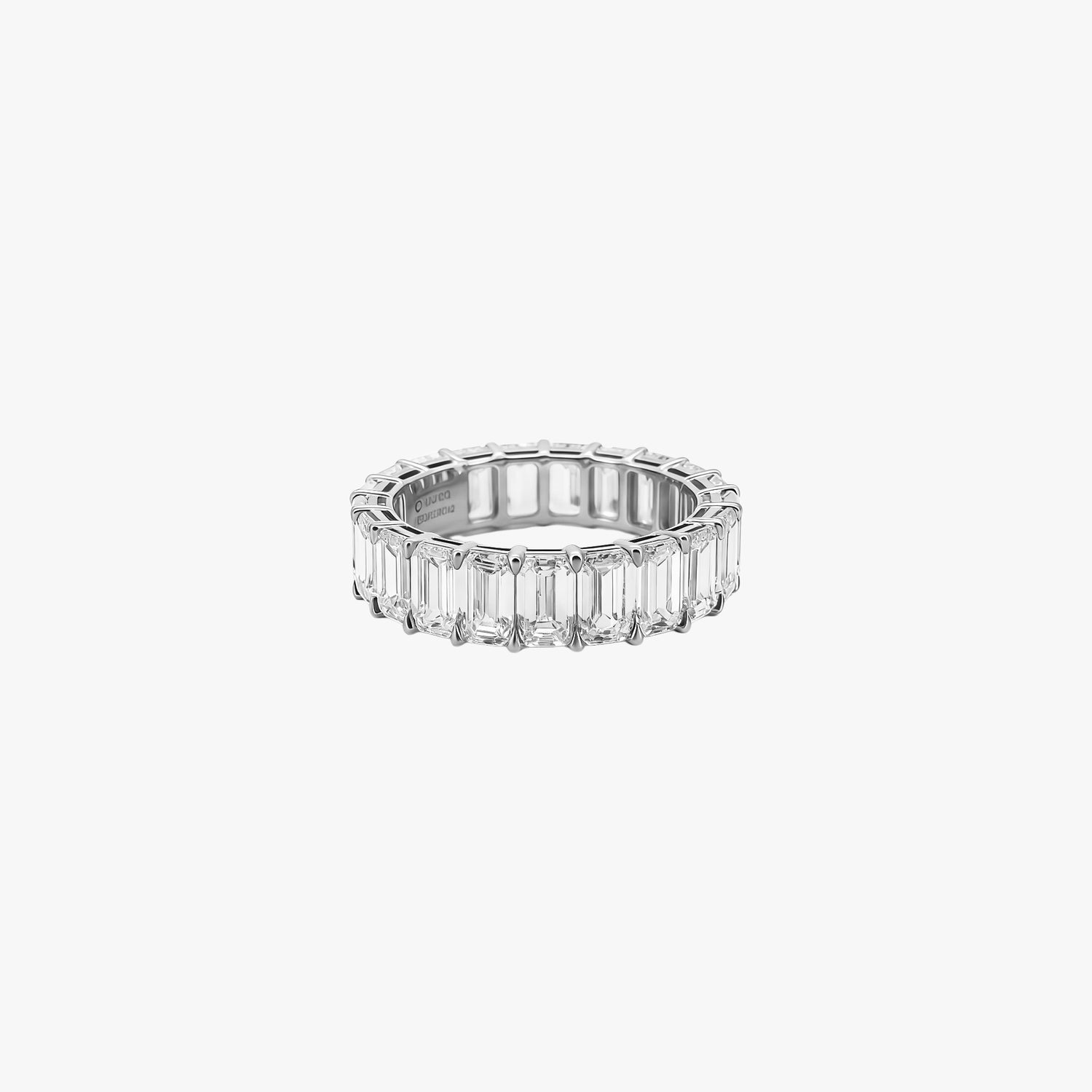 Baguette Cut Lab Grown Diamond Eternity Wedding Band