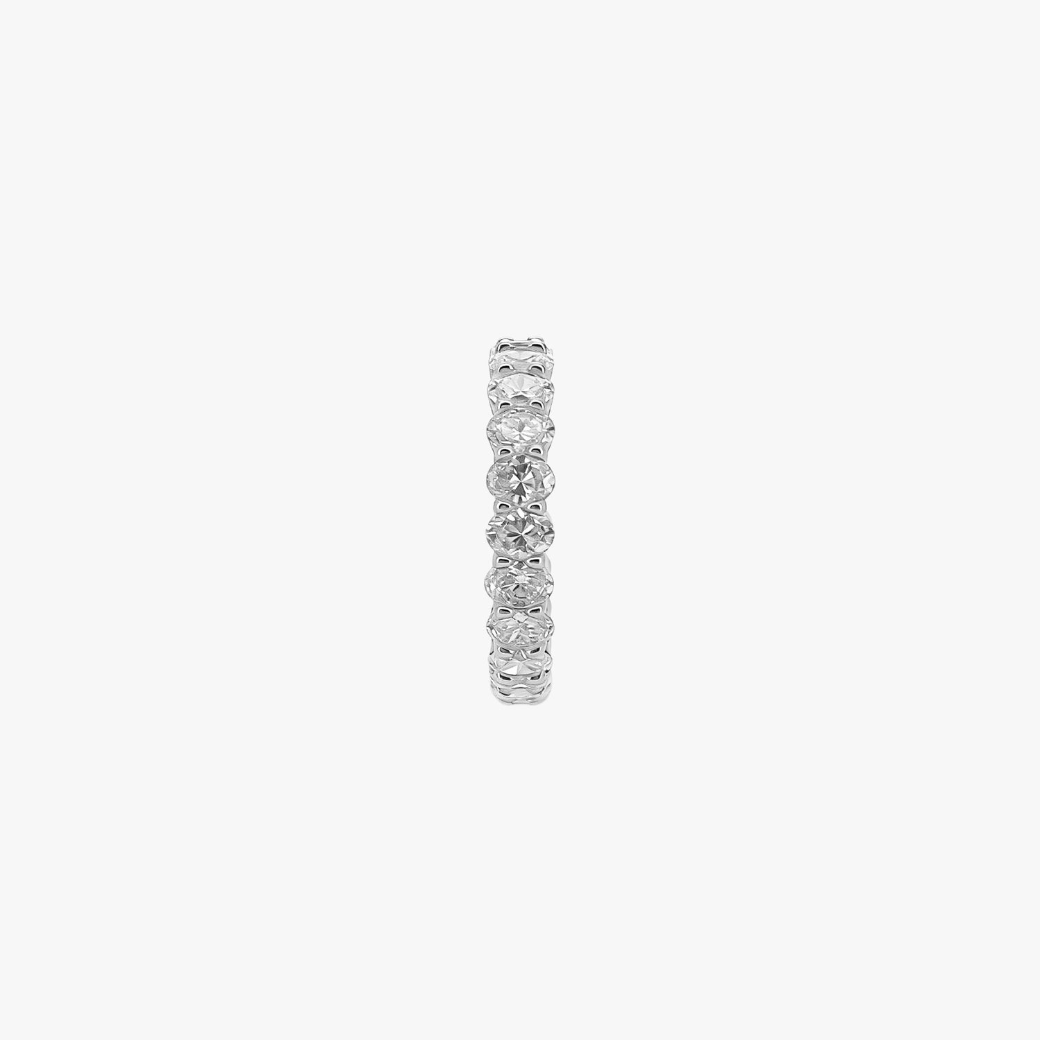 Oval Lab Grown Diamond Shared Prong Eternity Band