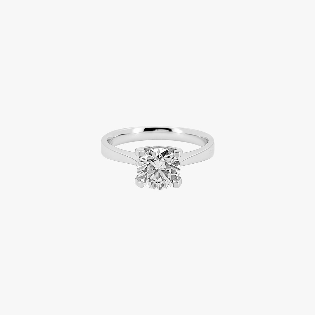 Strand Solitaire Classic Four-Prong Lab Grown Diamond Ring
